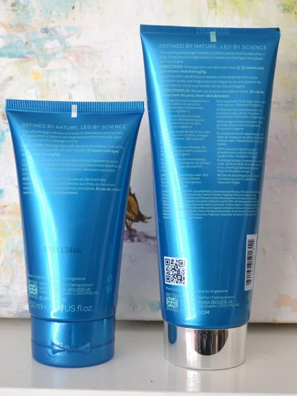 NEW 2 pc ELEMIS Cool-Down Body Wash 6.7oz & Instant Refreshing Gel 5oz